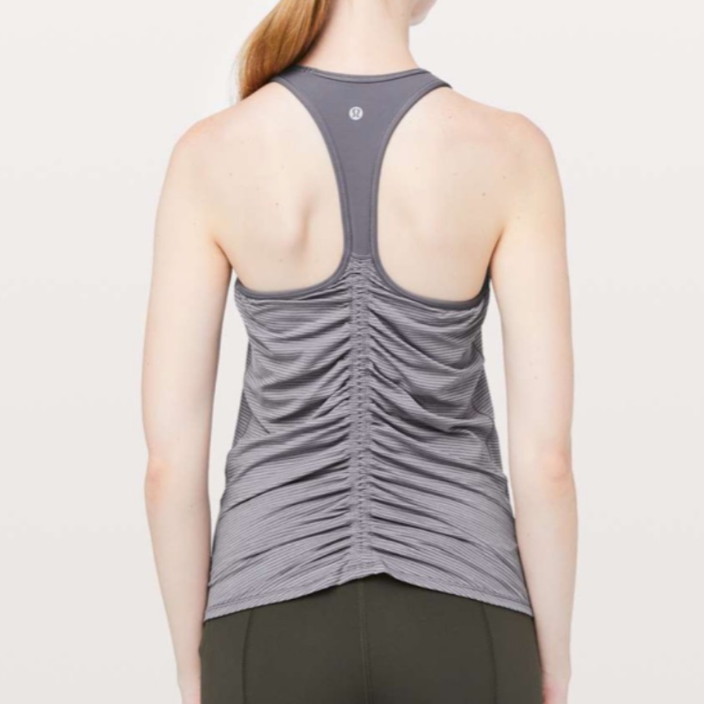 Lululemon Ruche of Adrenaline tank size 6